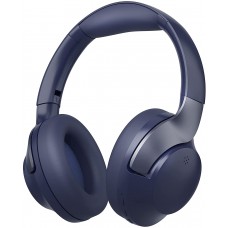 REETEC Hybrid Active Noise-Canceling Headphones Wireless Over Ear Headset Bluetooth V5.0, 30H Playtime Comfortable Fit for Laptop Travel/Work,Blue
