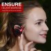 Small Bluetooth Headphones Wrap Around Head - Sports Wireless Headset with Built in Microphone and Crystal-Clear Sound, Foldable and Carried in The Purse, and 12-Hour Battery Life, Blue