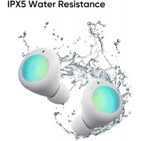 DIZO GoPods D Bluetooth Earbuds Wireless Headphones, Clear Calls, Environmental Noise Cancellation, Deep Bass Boost, Waterproof Stereo TWS Earphones, Touch Control, Low Latency, Sports Headsets Black