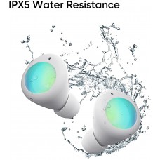 DIZO GoPods D Bluetooth Earbuds Wireless Headphones, Clear Calls, Environmental Noise Cancellation, Deep Bass Boost, Waterproof Stereo TWS Earphones, Touch Control, Low Latency, Sports Headsets Black