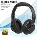 REETEC Hybrid Active Noise-Canceling Headphones Wireless Over Ear Headset Bluetooth V5.0, 30H Playtime Comfortable Fit for Laptop Travel/Work,Blue